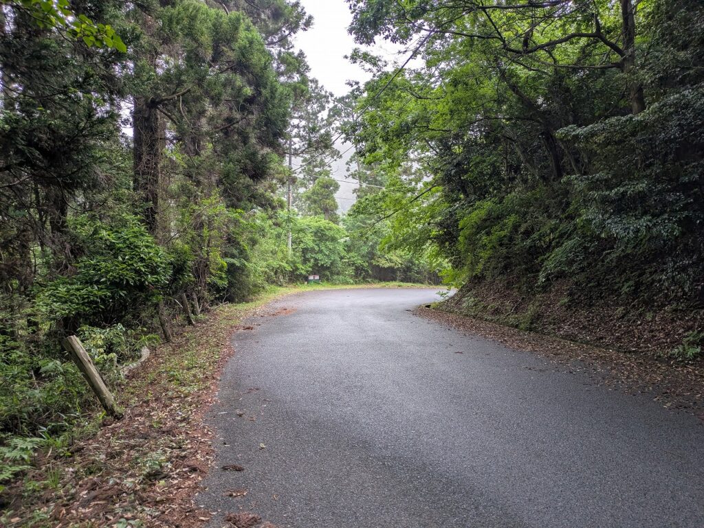 実走データを取得した登坂区間の道路